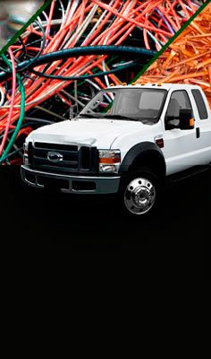 San Fernando Valley recycling center truck scrap metal